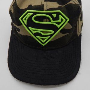 Superman Camo neon green insignia